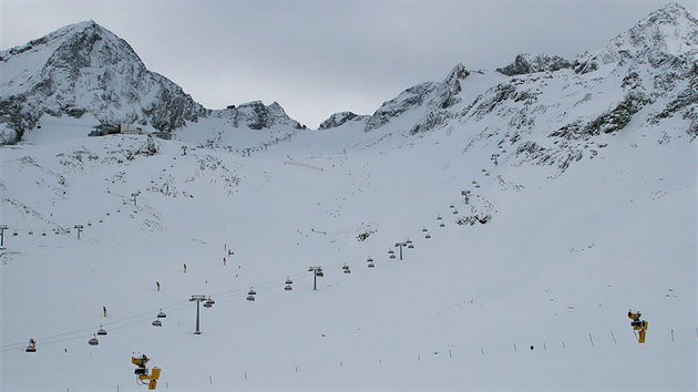 Sedlo pod Top of Tyrol, kter pat k jedn z deseti nejkrsnjch vyhldek svta.