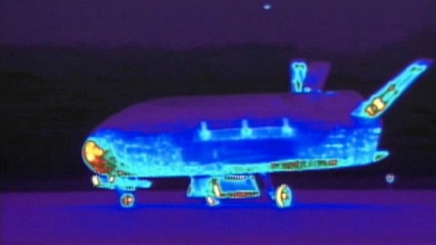 Infraerven snmek bezpilotnho raketoplnu X-37B