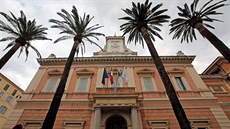 Korsická radnice v Ajacciu. (29. ledna 2018)