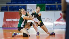 Anna Suchá a Pavla Meidlová z KP Brno na příjmu. Anna Suchá a Pavla Meidlová z KP Brno na příjmu.