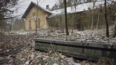 Opuštěné a zchátralé mladotické nádraží. (4. 2. 2018) Opuštěné a zchátralé mladotické nádraží. (4. 2. 2018)