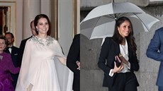 Vévodkyně Kate na královské večeři v Oslu a Meghan Markle na udílení cen v... Vévodkyně Kate na královské večeři v Oslu a Meghan Markle na udílení cen v...
