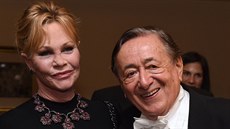 Americká herečka Melanie Griffithová a rakouský podnikatel Richard Lugner na... Americká herečka Melanie Griffithová a rakouský podnikatel Richard Lugner na...