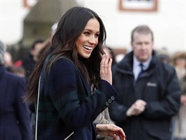 Meghan Markle na návtv Skotska (Edinburgh, 13. února 2018)