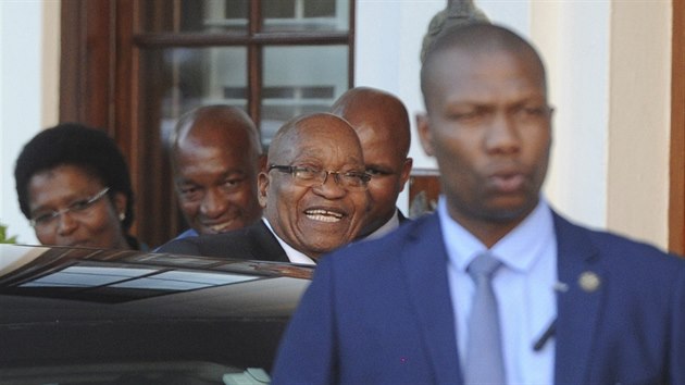 Jihoafrick prezident Jacob Zuma (13. nora 2018)