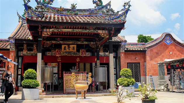 Snake Temple v malajsijskm Penangu byl postaven ped 160 lety.