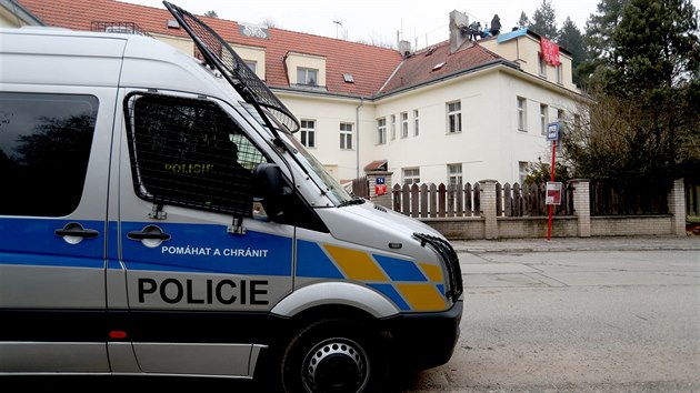 Squateři obsadili usedlost Šatovka (10. února 2018).