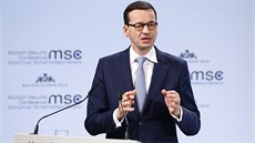 Polský premiér Mateusz Morawiecki na bezpečnostní konferenci v Mnichově (17.... Polský premiér Mateusz Morawiecki na bezpečnostní konferenci v Mnichově (17....