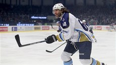 Jaromír Jágr v kladenském dresu v utkání s Litoměřicemi. Jaromír Jágr v kladenském dresu v utkání s Litoměřicemi.