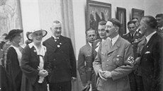 Adolf Hitler a Hermann Göring na výstav nmeckého umní
