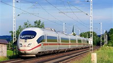 Moc pěkné svezení. Německý Intercity Express třetí generace na rychlotrati... Moc pěkné svezení. Německý Intercity Express třetí generace na rychlotrati...
