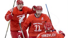 Střelcem druhé branky Ruska v olympijském utkání proti Slovinsku je Ilja... Střelcem druhé branky Ruska v olympijském utkání proti Slovinsku je Ilja...