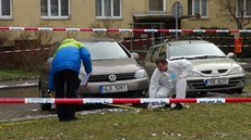 Policisté vyšetřují loupežné přepadení pošťačky v Mladé Boleslavi (16.2.2018) Policisté vyšetřují loupežné přepadení pošťačky v Mladé Boleslavi (16.2.2018)