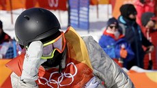 Red Gerard po jedné ze svých jízd v olympijském slopestylu Red Gerard po jedné ze svých jízd v olympijském slopestylu