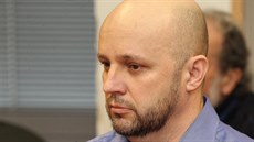 Obalovaný Jaroslav Doleal ped ústeckým soudem.