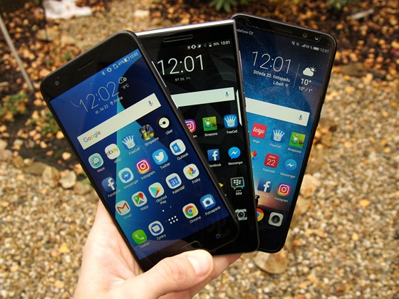 Asus Zenfone 4, BlackBerry Motion a Huawei Mate 10 Lite