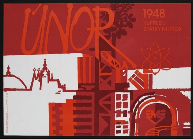 Plakát k Vítznému únoru 1948