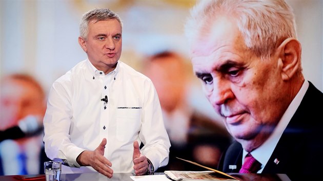 Kancléř prezidenta Vratislav Mynář (20. února 2018). Kancléř prezidenta Vratislav Mynář (20. února 2018).