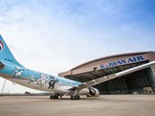 Letoun A330-200 korejskıch aerolinií a olympijskımi motivy.