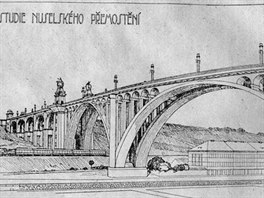 O nápadech vytvoit pes údolí most se hovoilo u na zaátku 20. století. V...
