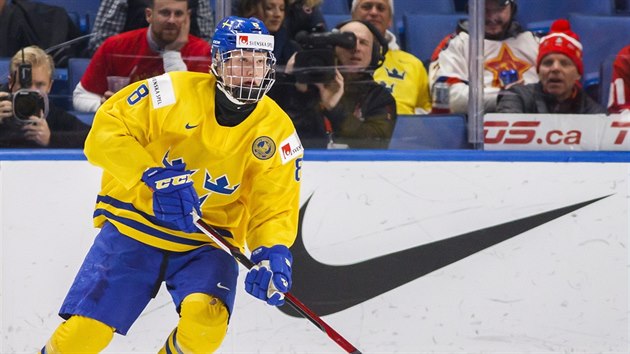 Sedmnctilet vdsk hokejista Rasmus Dahlin.