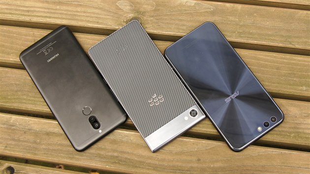 Asus Zenfone 4, BlackBerry Motion a Huawei Mate 10 Lite