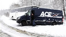 Sníh a mrazivé poasí komplikuje dopravu ve Francii  (27. února 2018)