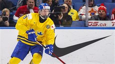 Sedmnáctiletý védský hokejista Rasmus Dahlin.