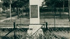 Busta prezidenta T. G. Masaryka stála v Tyršově sadu v českobudějovické čtvrti Kněžské Dvory. Nyní jsou na místě jen zbytky podstavce.