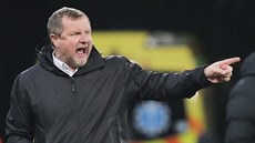 Plzeský trenér Pavel Vrba bhem pohárového utkání proti Partizanu Blehrad.