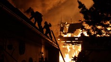 Požár v Lovětíně na Jindřichohradecku Požár v Lovětíně na Jindřichohradecku