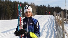 Jedenáctiletá závodnice SK Nové Město na Moravě Lucie Crháková na letošní... Jedenáctiletá závodnice SK Nové Město na Moravě Lucie Crháková na letošní...