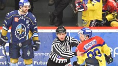 Vlevo David Tůma z Kladna, vpravo Zdeněk Čáp z Budějovic. Vlevo David Tůma z Kladna, vpravo Zdeněk Čáp z Budějovic.