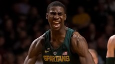 Jaren Jackson Jr. z Michigan State oslavuje svj ko.