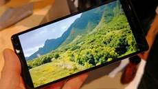 Sony Xperia XZ2 na veletrhu MWC v Barceloně Sony Xperia XZ2 na veletrhu MWC v Barceloně