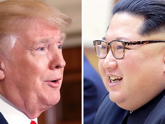 Americký prezident Donald Trump a severokorejský vdce Kim ong-un
