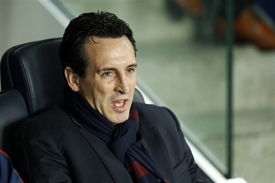 Unai Emery, trenér Paris St. Germain, ped zápasem s Realem Madrid.