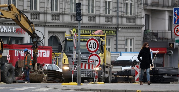 K rekonstrukním pracím v brnnském centru na Koliti, které mají skonit letos...