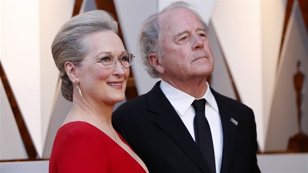 Meryl Streepov a jej manel Don Gummer na Oscarech (Los Angeles, 4. bezna 2018)