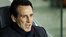 Unai Emery, trenér Paris St. Germain, před zápasem s Realem Madrid. Unai Emery, trenér Paris St. Germain, před zápasem s Realem Madrid.