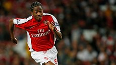 Fotbalista Sanchez Watt v dresu Arsenalu. Fotbalista Sanchez Watt v dresu Arsenalu.