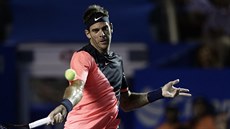 Juna Martín del Potro na turnaji v Acapulcu. Juna Martín del Potro na turnaji v Acapulcu.