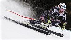 Tina Weiratherová v superobřím slalomu v Crans Montaně. Tina Weiratherová v superobřím slalomu v Crans Montaně.