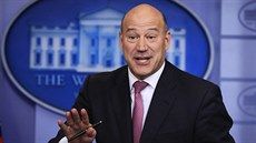 Hlavní ekonomický poradce Bílého domu Gary Cohn hovoří na tiskové konerenci ve... Hlavní ekonomický poradce Bílého domu Gary Cohn hovoří na tiskové konerenci ve...