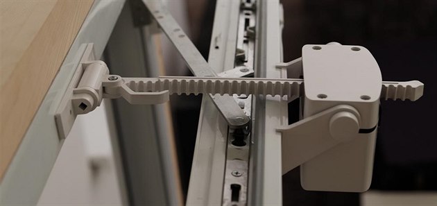 Mechanismus, který automaticky otevírá a zavírá okno Mechanismus, který automaticky otevírá a zavírá okno