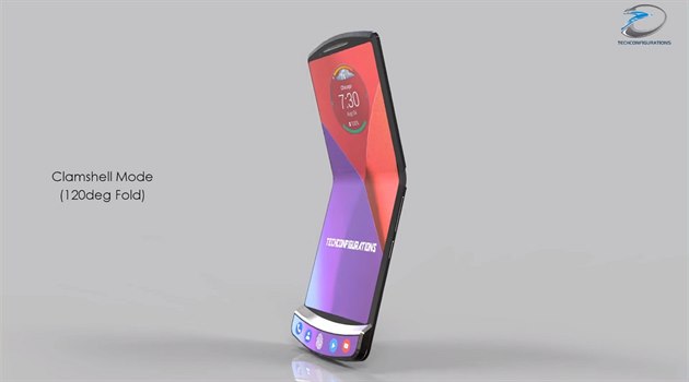 Koncept Motorola RAZR V4 Koncept Motorola RAZR V4