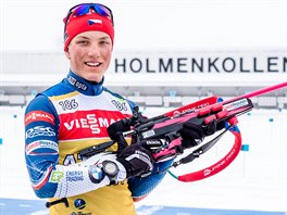 Jakub Štvrtecký při tréninku na Holmenkollenu. Jakub Štvrtecký při tréninku na Holmenkollenu.