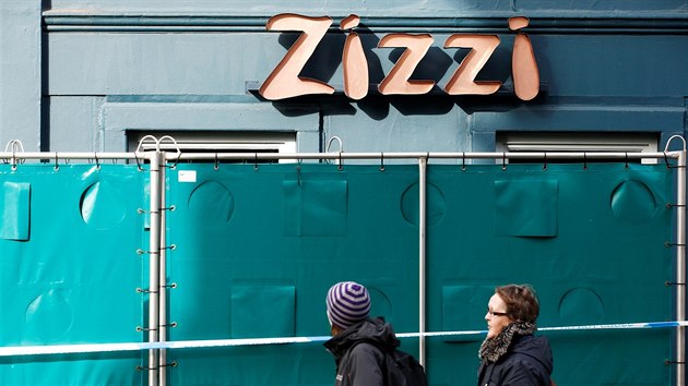 Salisbury. Restaurace Zizi, ped kterou byl nalezen Sergej Skripal s dcerou (10. bezna 2018)