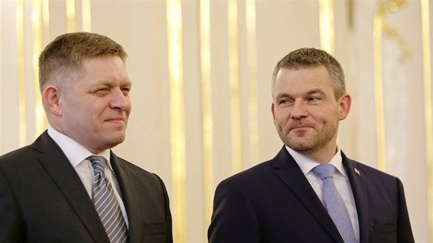 Expremir Robert Fico (vlevo) a souasn pedseda vldy Peter Pellegrini.