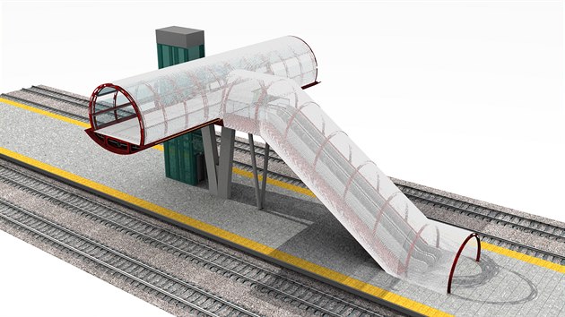 Pvodnmu chudmu nadchodu dodal lep design zastupitel a architekt Milan Koa. Nov v nm budou i eskaltory.